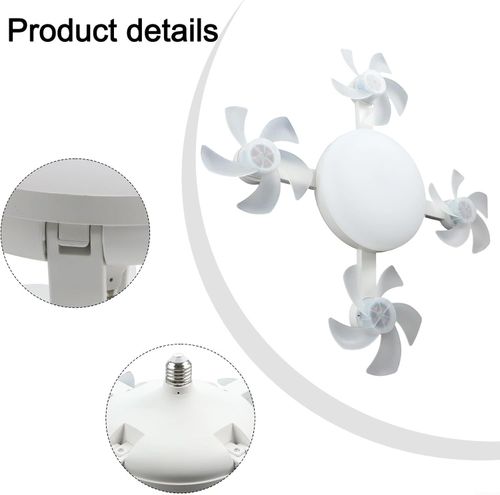 Ceiling Fan With Light And Remote, Small LED Ceiling Fan Dimmable LED Fans Light Ceilings With Three-speed Wind For Bedroom Living Room