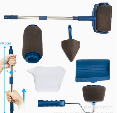 Pintar Facil Seamless Sponge Paint Roller — 6-in-1 Paint Brush Set. New Model Seamless Sponge Roller — As Seen on TV Multifunctional Painting Kit. Pintar Facil Seamless Sponge Paint Roller.