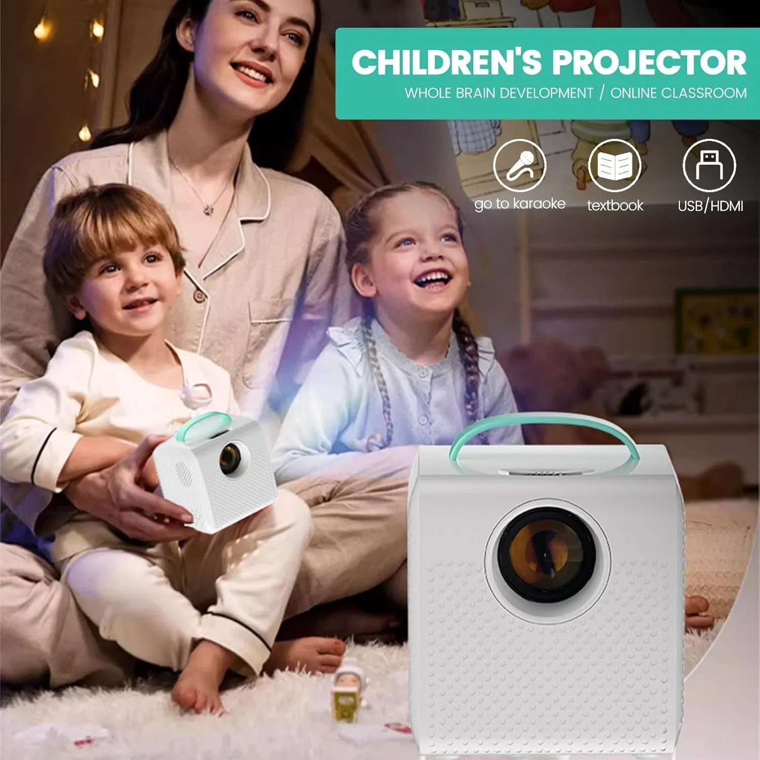 Portable Mini Projector for Home Use