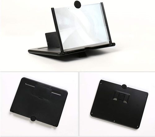 10-inch Screen Magnifier,3D HD,Pull-Out Type,Smart Phone Magnifier,Mobile Phone Large Screen,Foldable and Retractable,Movie Video Screen Magnifier