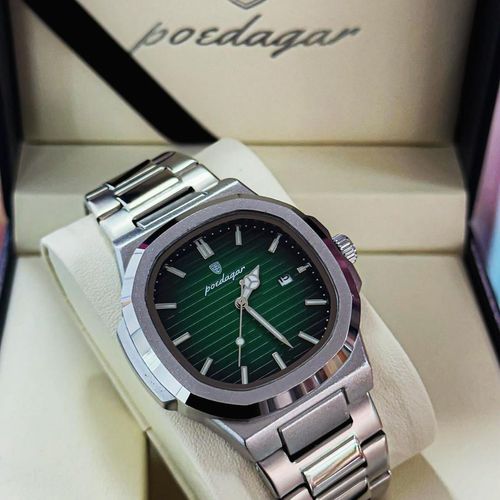 Men Quartz Movement Watch Waterproof Luminous Men's Watch, Stainless Steel Strap Business Watches