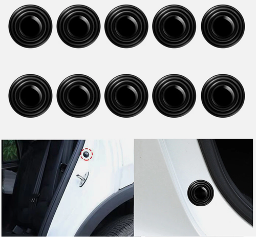 16X Car Door Anti-Shock Silicone Pads Shock-Absorbing Gasket Thicken Accessories