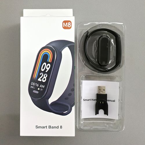M8 Smart Bracelet – Waterproof Sports Smartwatch (Monitors Heart Rate, Sleep, etc.)