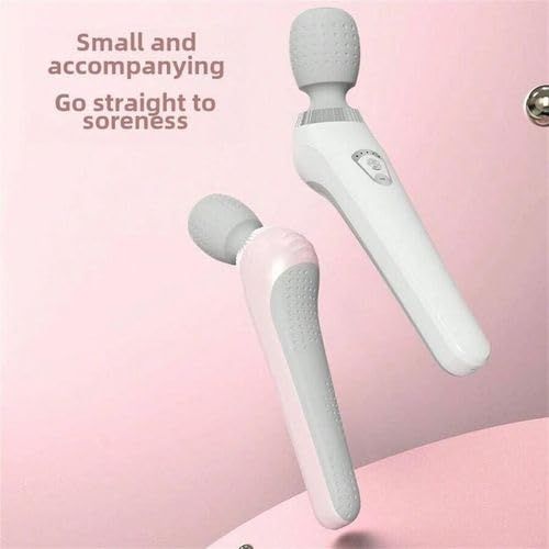 Vibration Wand Massager Handheld 5 Speeds Personal Massager,Lightweight Ergonomic Portable Travel Massaging Tool full body muscle massage Full Body Pain Relief Muscle Massage Machine for Men & Women