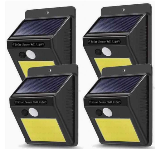 48-LED Solar-Powered Motion Sensor Light — Outdoor, Waterproof Garden, Fence, Pathway, Landscape, and Courtyard Wall Lamp