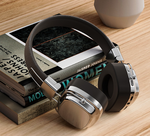 SMY-63 Bluetooth 5.3 Over-Ear Headphones with Heavy Bass – Compatible with Mobile Phones and PCs