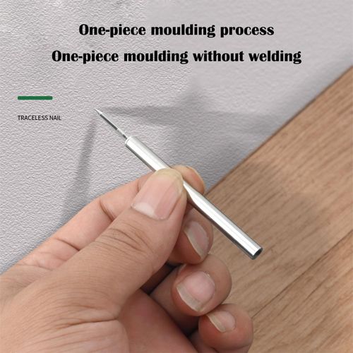 Pack of 100 seamless double-headed nails with installation tool
