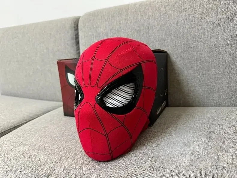 Spider-Man Homecoming Mask Control Blinking Eyes Helmet Cosplay Props Gift Toy