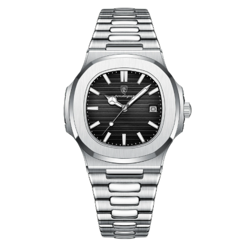 Men Quartz Movement Watch Waterproof Luminous Men's Watch, Stainless Steel Strap Business Watches