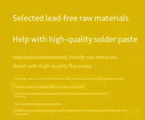 Environmentally friendly HB18 soldering paste, neutral soldering oil, lead-free solder, no-clean soldering oil