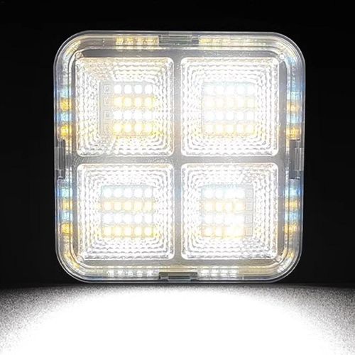 Multifunction Solar Work Light – Portable LED Camping Flashlight – Waterproof Rechargeable Light for Construction Sites, Workshops, Garages, and Car Repairs