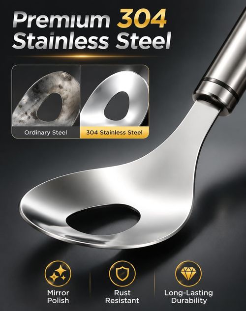 304 Stainless Steel Meatball Scoop – Manual Squeeze-Action Tool for Making Meatballs and Fish Balls