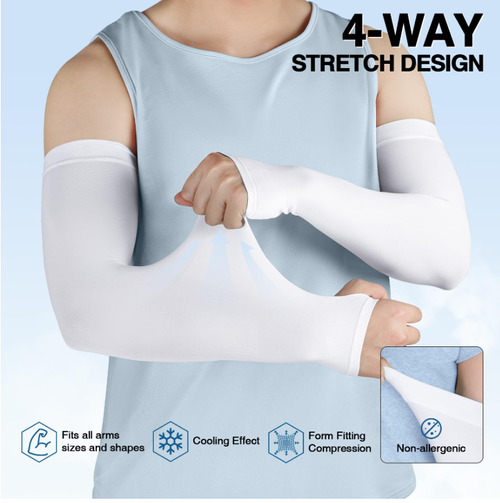 UV Cooling Arm Sleeves UPF 50 Sun Protection