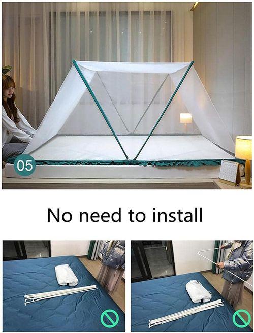 Portable Foldable Mosquito Nets Mosquito Mesh Net Mosquito Net for Bed, Bed Net Tent Ideal for Home Or Holidays Fine mesh Mosquito Net for Bed