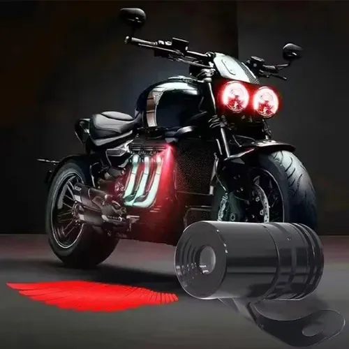 ledmotorcycle chassis light kit motorcycle logo led light whiteblueredangel wings led motorcycle projection light universal motorcycleelectric motorcycle shadow light accessory