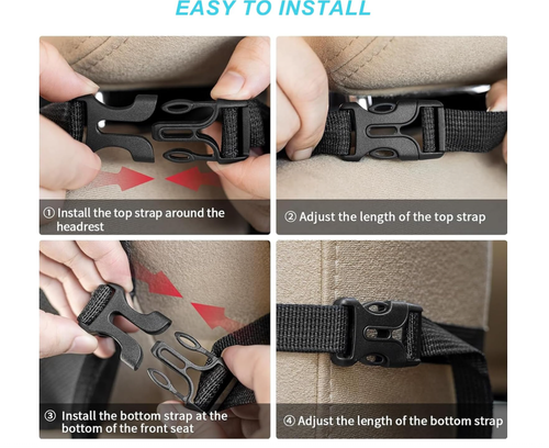 Backseat Car Organizer with 9 Storage Pockets