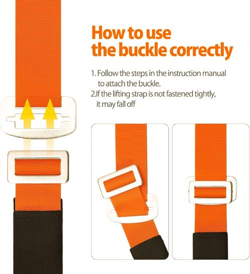 Shoulder Dolly Moving Straps,2-Person Lifting and Moving System for Lifting