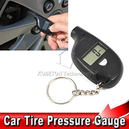 Mini LCD Digital Tire Air Pressure Gauge Keychain for Car Auto Motorcycle