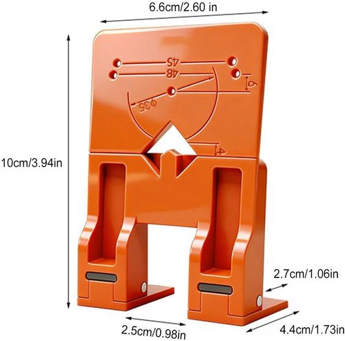 Door Hinge Template – Mounting Guide with Magnetic Alignment
