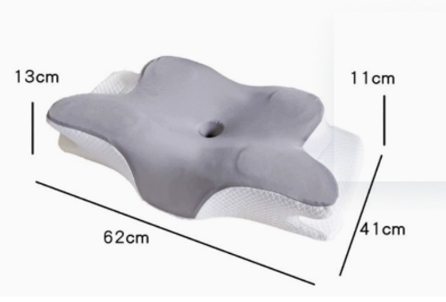 Ox Horn Butterfly Sleep Rebound Cotton Slow Pillow Memory Pillow Neck Support Pillow Novel Shaped Memory Pillow Core