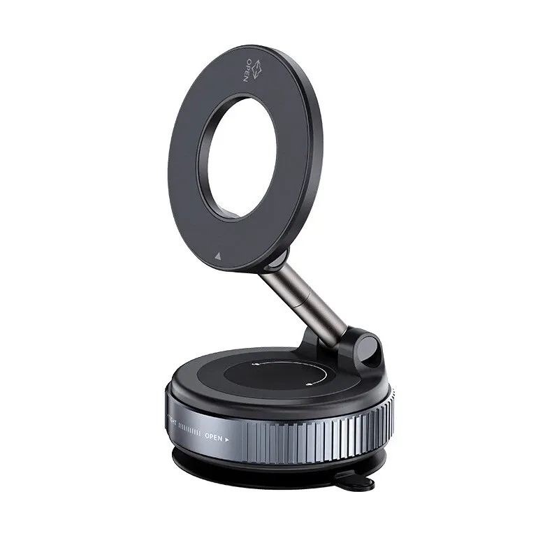 Upgraded 360° Nano Gel Vacuum Magnetic Phone Holder, Car Phone Holder for Magsafe, Suction Cup Phone Mount for Car