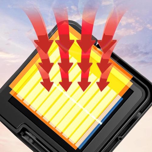 Multifunction Solar Work Light – Portable LED Camping Flashlight – Waterproof Rechargeable Light for Construction Sites, Workshops, Garages, and Car Repairs