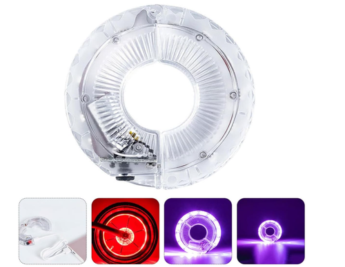 LED Bicycle Wheel Light, 12 Colors, USB