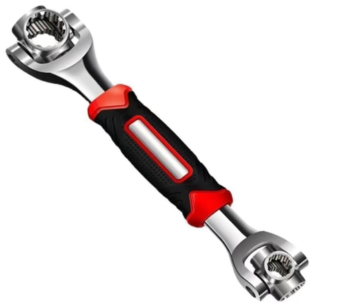 Universal Wrench 52 in 1 Socket Wrench Multifunction Wrench Tool with 360 Degree Rotating Head, Spanner Tool for Home Bicycle Car Repair