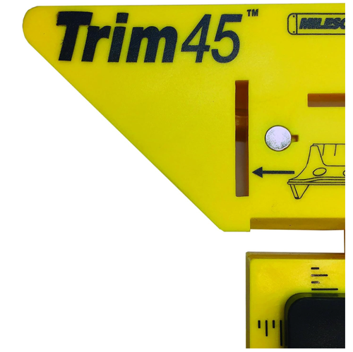 Trim 45 Trim Carpentry Aid - Trim Gauge, Trim Miter Aid
