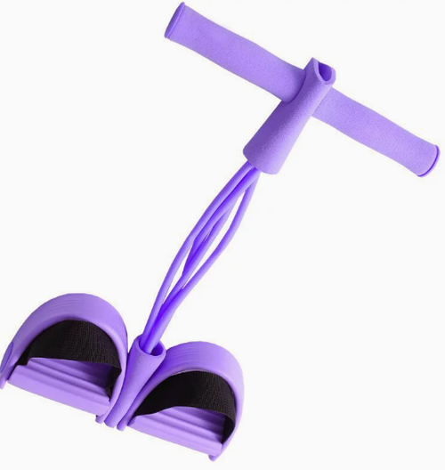 The new seated leg trainer comes with resistance bands, yoga handles, exercise equipment, and traction ropes.