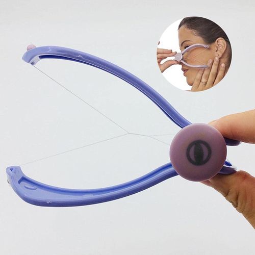 Facial and chin hair remover, manual, stable, convenient, multi-purpose, safe beauty tool, cotton thread, spring hair removal tool for women, shaver