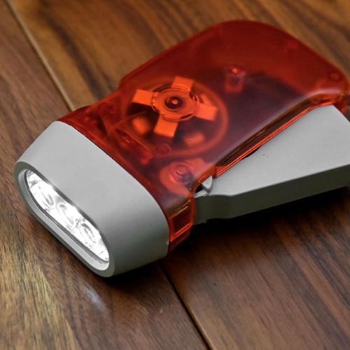 Hand Press Crank Camping Lamp Manual Power Generation Flashlights Squeeze Flashlights Torches Light Enduring