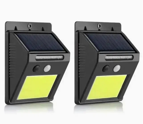 48-LED Solar-Powered Motion Sensor Light — Outdoor, Waterproof Garden, Fence, Pathway, Landscape, and Courtyard Wall Lamp