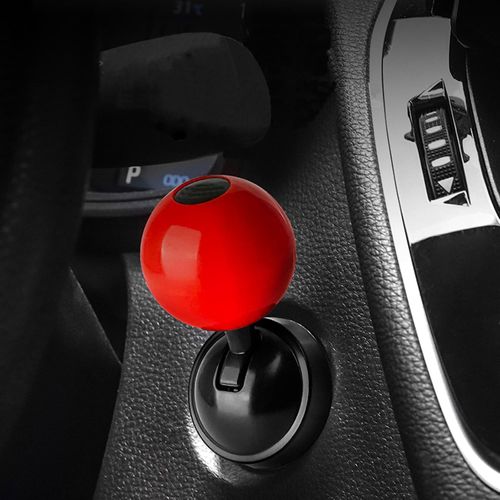 Car One-Button Start Lever, Car Push To Start Button Rocker, 2025 New Car One Button Start Lever, One-Touch Start Button Starter Cover Decorative Accessories (Red)
