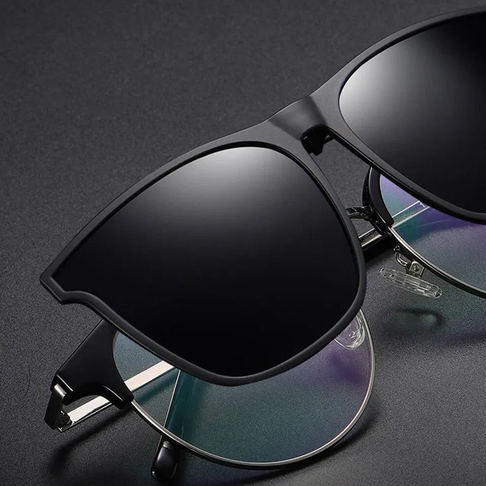 Clip-on Polarized Lenses for Myopia (Invisible or Low-Profile Style)