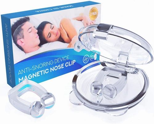Anti Snore Magnetic Nose Clip Stop Snoring Device Sleeping Aid Nose Clip Relieve Snore for Men and Women Unisex (8 Clips)