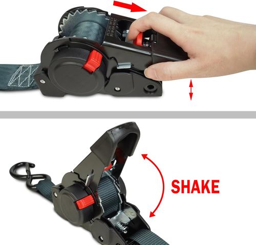 Cargo Strap Tie Downs for Trunk, Garage Motorcycles