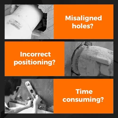 💥Tools Revolution💪Ceramic Tile Hole LocatorMultiple Hole MeasurementEfficient and Precise PositioningConvenient and Durable