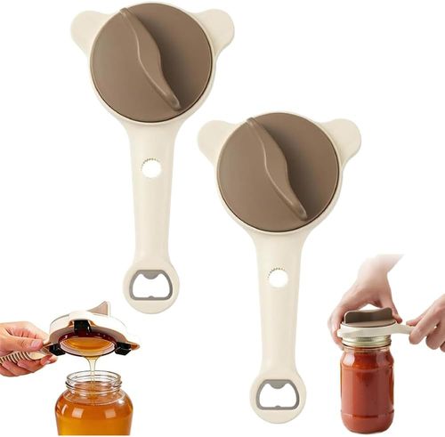 New Manual Adjustable Jar & Bottle Opener – Non-Slip, Effort-Saving, Multi-Functional Tool for Easy Lid Removal