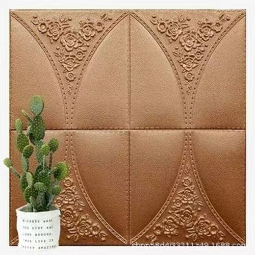 Self-adhesive 3D wallpaper for bedroom and living room feature walls