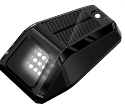 Universal Solar-Powered LED WarningStrobe Light for SUVs and Pickup Trucks – Wireless, Decorative Roof-Mounted Pilot Light