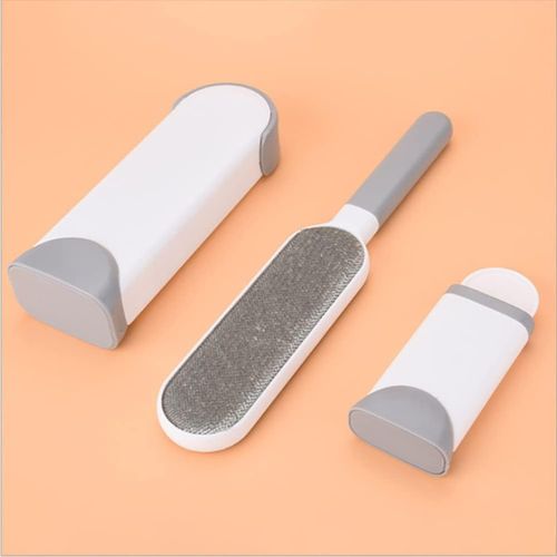 Linter Electrostatic Pet Hair Remover Brush Pet Skin Cleaning Brush Anti-Static Wool Cleaning Brush for Lint Remover Bed Sofa Clothes for Dog Cat
