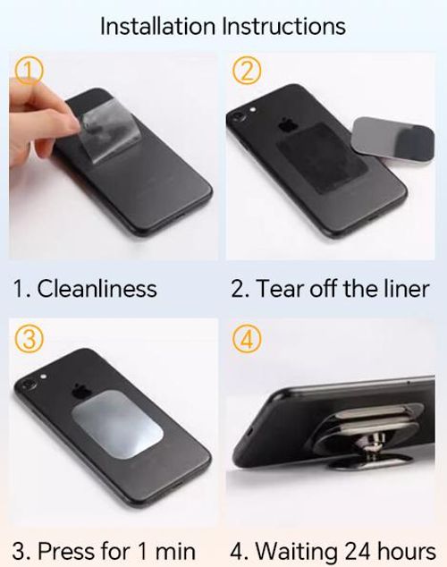 Car magnetic mount: Strong magnetic attachment, 360° rotation, adjustable. Suitable for all phone models.