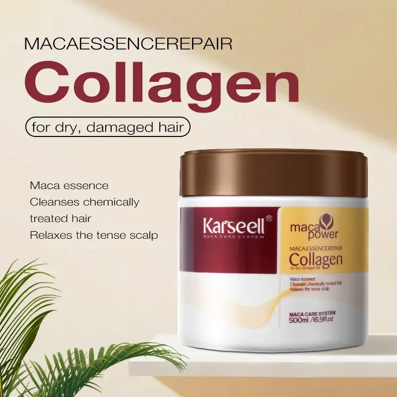 Karseell Collagen Hair Care Deep Moisturizing Repair Argan Oil Collagen Hair Mask Essence Suitable for all hair types - two specifications for you to choose