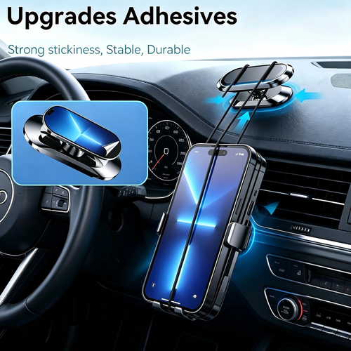 Car magnetic mount: Strong magnetic attachment, 360° rotation, adjustable. Suitable for all phone models.