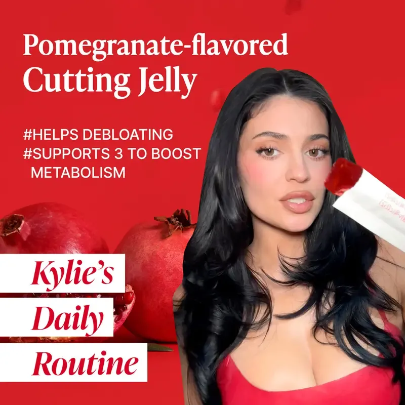 FOODOLOGY  Coleology Cutting Jelly   Garcinia Cambogia (HCA), Chia Seeds Collagen, Hyaluronic Acid, Pomegranate Flavored