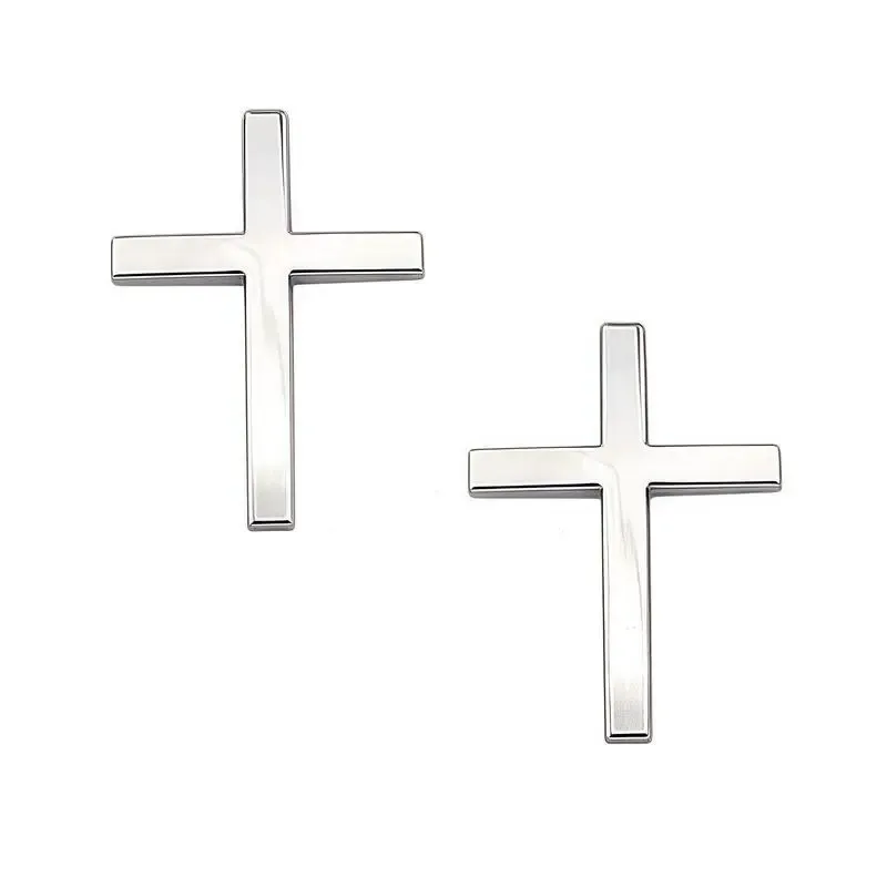 Car Exterior Decorative Sticker Universal Cross Design for Motorcycle & SUV Car Decorations Decal Sticker for Cars Car Decals Easy Application Stylish Cross Aesthetic Enhancer