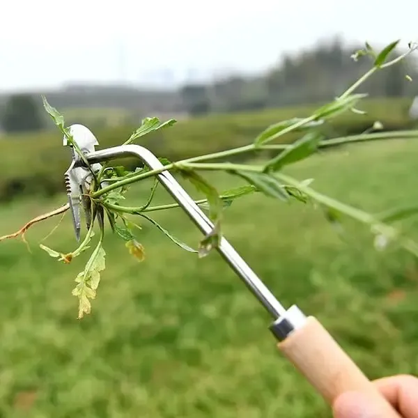 Weed Puller Tool,Weeding Artifact Uprooting Weeding Tool Dual Purpose Manual Hand Weeders Tool for Gardening Vegetable Backyard Farm Planting(Wooden Handle)