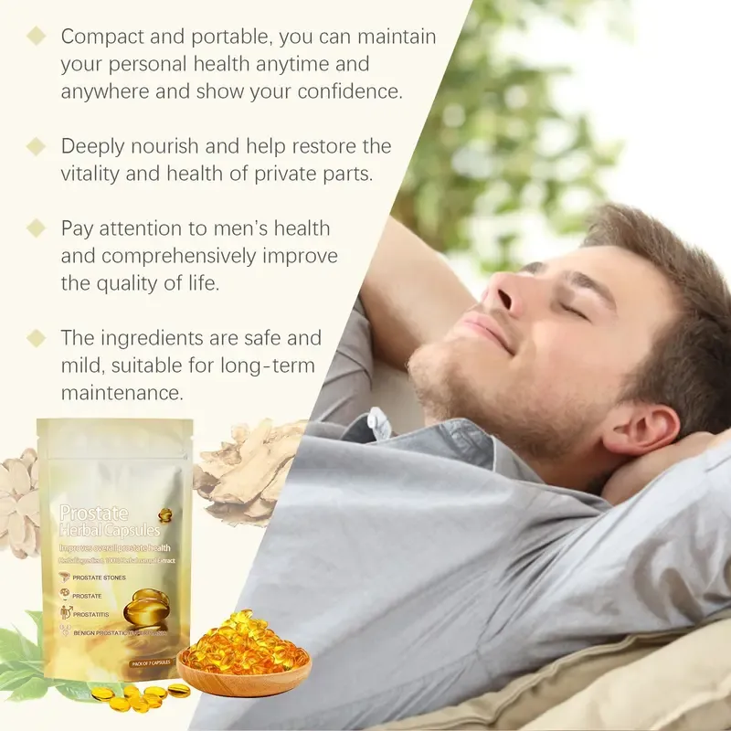 Dude, Your Prostate & Vibe Need This: All-Natural Herb Capsules for That Manly Glow