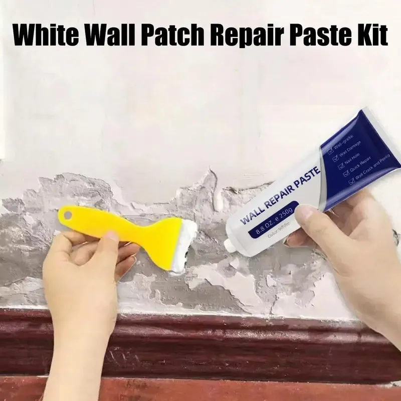 Home Drywall Patch Repair Kit - 250g Quick-Dry Wall Mending Agent (Speeds Up Fixes), Deals Today Heavy-Duty Sealant (Built for Concrete Repair Needs), Instant Grab Water-Resistant Adhesive Caulk, Self-Adhesive Fast-Fix Paste (50% Off)
